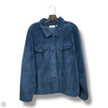 Jacket Faux Fur & Sherpa By Belle By Kim Gravel In Blue, Size: Xl