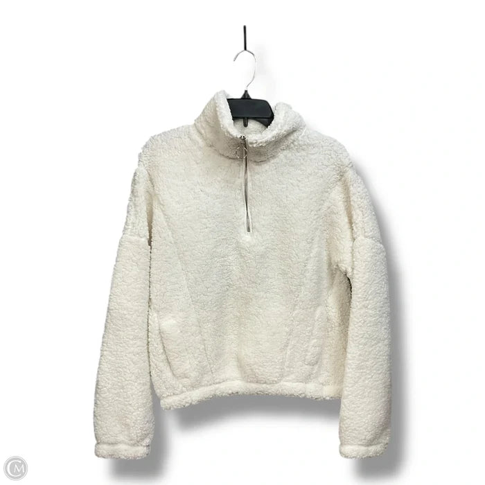 Jacket Faux Fur & Sherpa By Reflex In White, Size: S