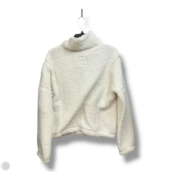 Jacket Faux Fur & Sherpa By Reflex In White, Size: S