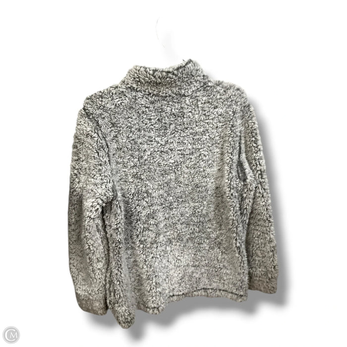 Jacket Faux Fur & Sherpa By Weatherproof In Grey, Size: M
