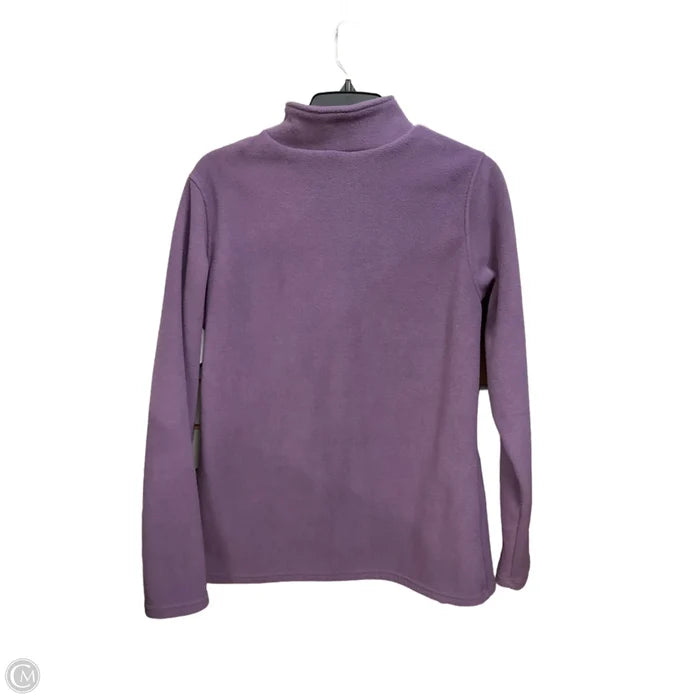 Jacket Fleece By Cabelas In Purple, Size: M