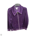 Jacket Fleece By Christopher And Banks In Purple, Size: L