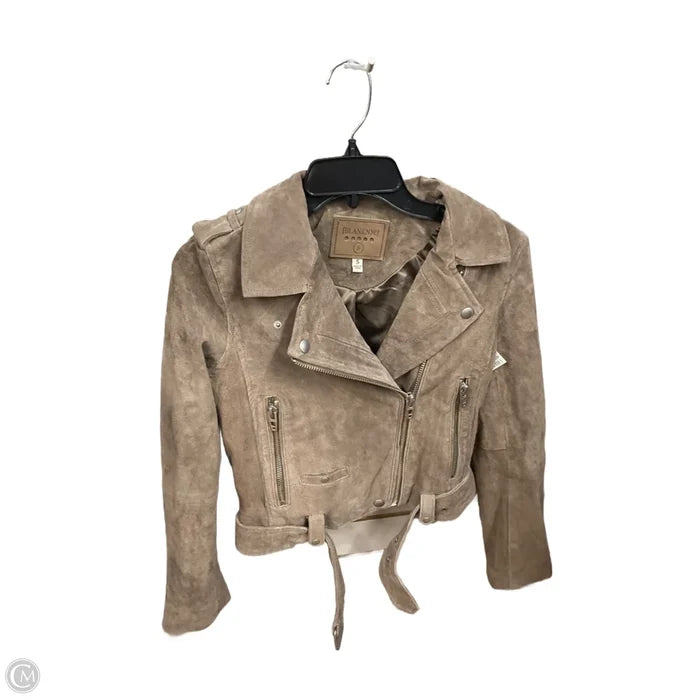 Jacket Moto By Blanknyc In Tan, Size: S
