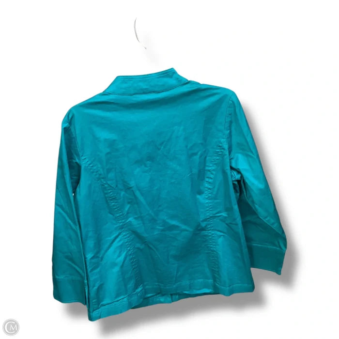 Jacket Other By Bob Mackie Qvc In Teal, Size: L