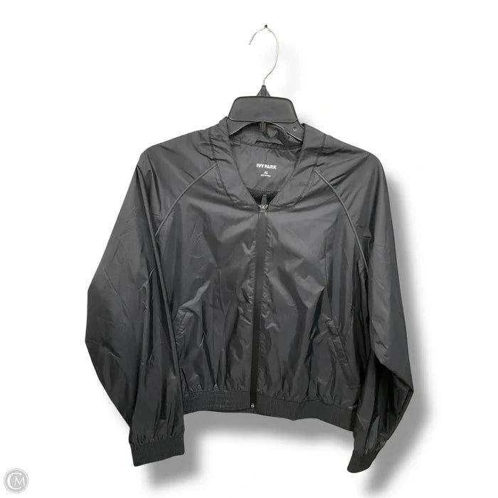 Jacket Windbreaker By Ivy Park In Black, Size: Xl