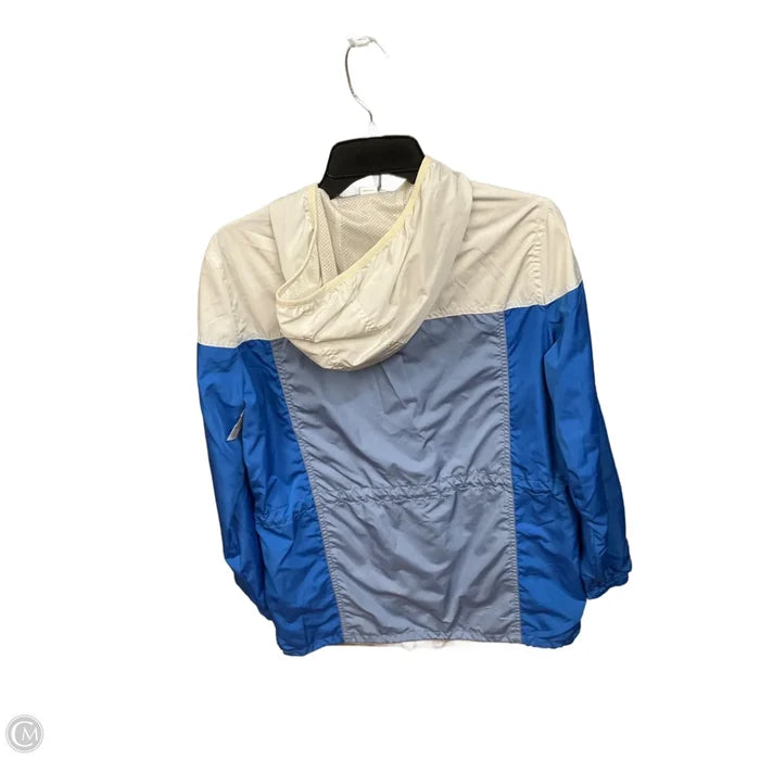 Jacket Windbreaker By Old Navy In Blue, Size: S