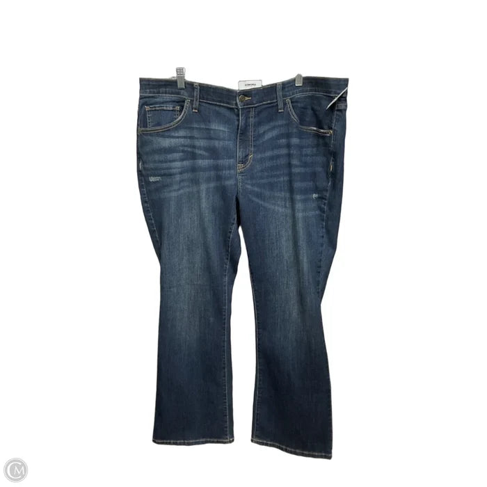 Jeans Boot Cut By Sonoma In Blue Denim, Size: 18