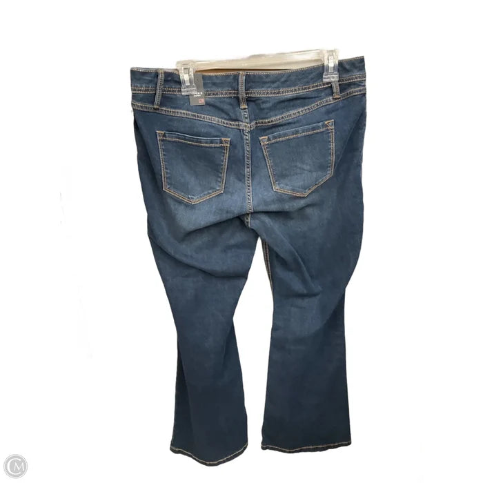 Jeans Boot Cut By Torrid In Blue Denim, Size: 12
