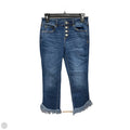Jeans Cropped By Inc In Blue Denim, Size: 2