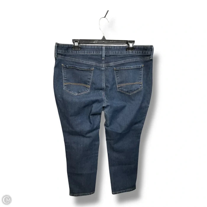 Jeans Cropped By Not Your Daughters Jeans In Blue Denim, Size: 18