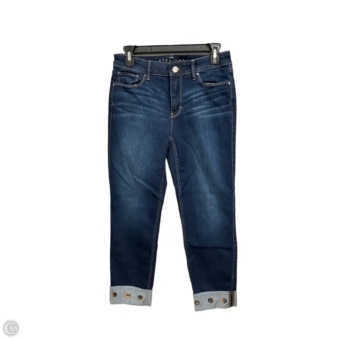 Jeans Cropped By White House Black Market In Blue Denim, Size: 4