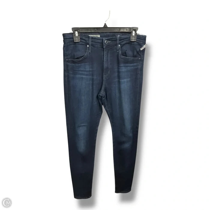 Jeans Skinny By Adriano Goldschmied In Blue Denim, Size: 6
