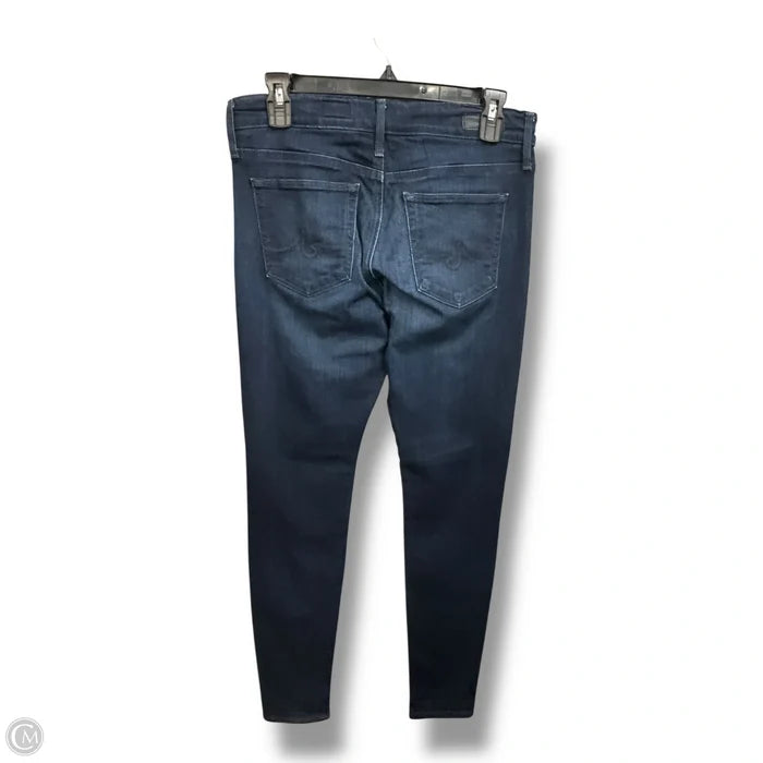 Jeans Skinny By Adriano Goldschmied In Blue Denim, Size: 6