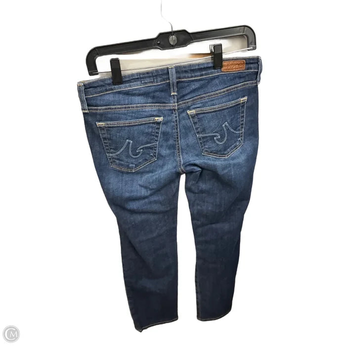Jeans Skinny By Adriano Goldschmied In Blue Denim, Size: 6