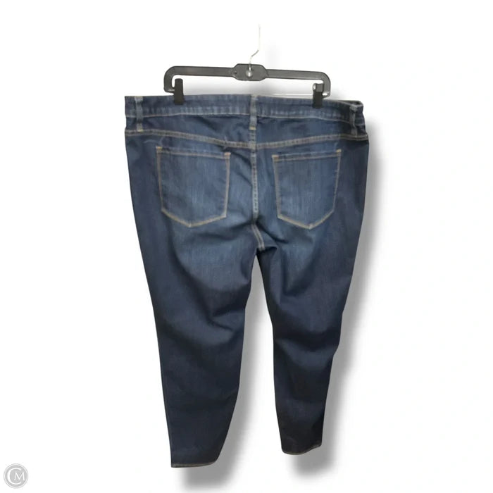 Jeans Skinny By Ana In Blue Denim, Size: 20