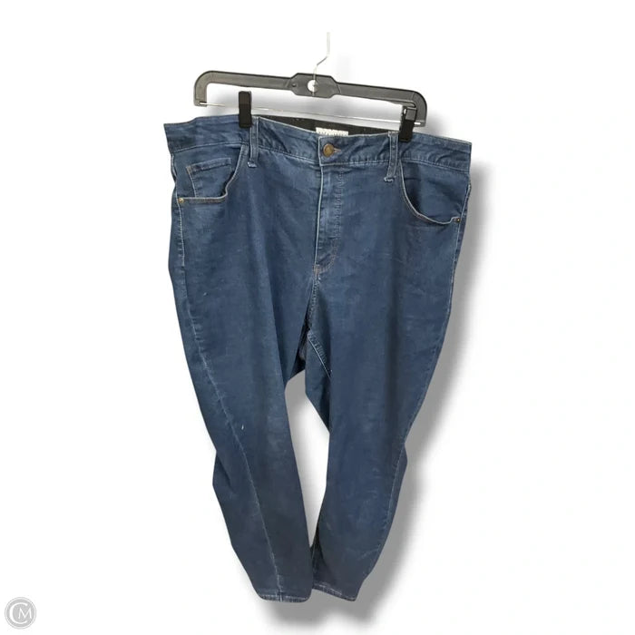 Jeans Skinny By Ava & Viv In Blue Denim, Size: 20