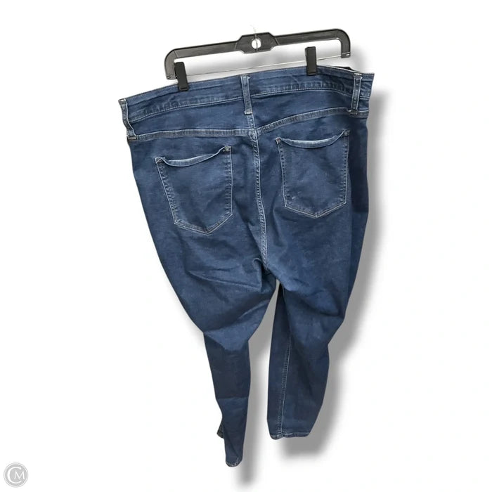 Jeans Skinny By Ava & Viv In Blue Denim, Size: 20