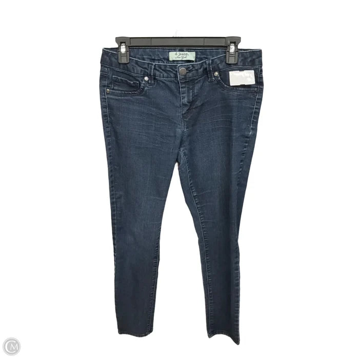 Jeans Skinny By D Jeans In Blue Denim, Size: 10