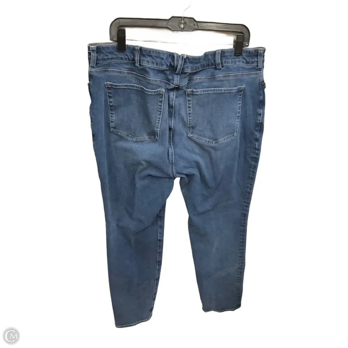 Jeans Skinny By Duluth Trading In Blue Denim, Size: 18