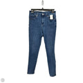 Jeans Skinny By Express In Blue Denim, Size: 4