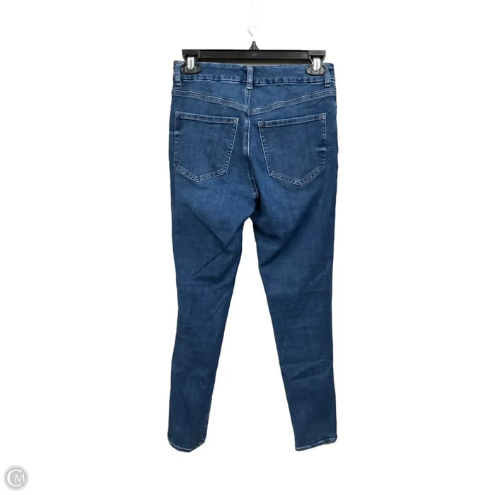 Jeans Skinny By Express In Blue Denim, Size: 4