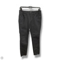 Jeans Skinny By Loft In Black Denim, Size: 4p