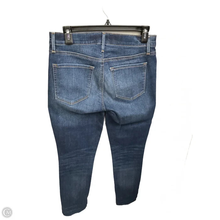 Jeans Skinny By Loft In Blue Denim, Size: 4