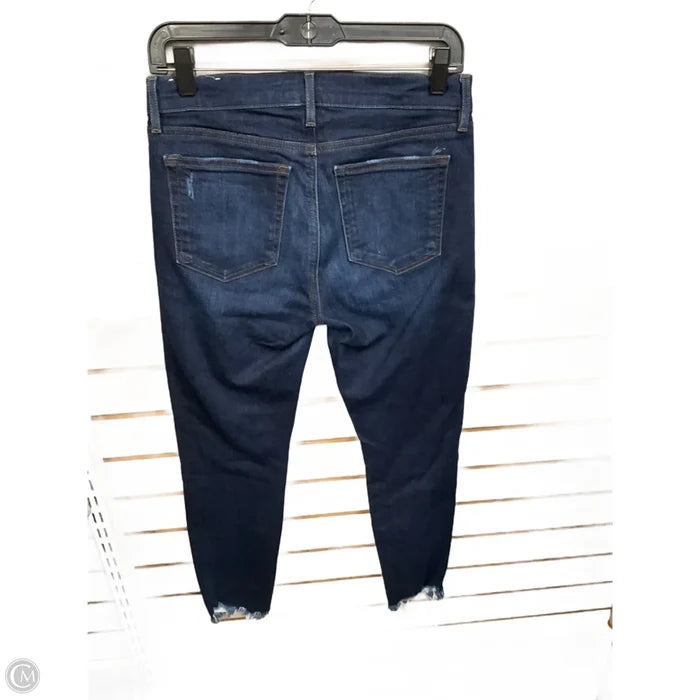 Jeans Skinny By Loft In Blue Denim, Size: 6