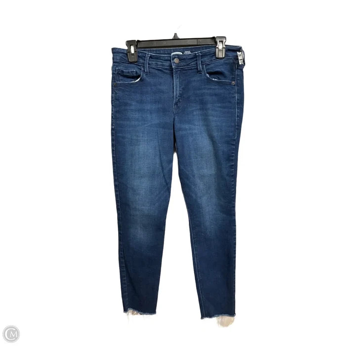 Jeans Skinny By Old Navy In Blue Denim, Size: 12