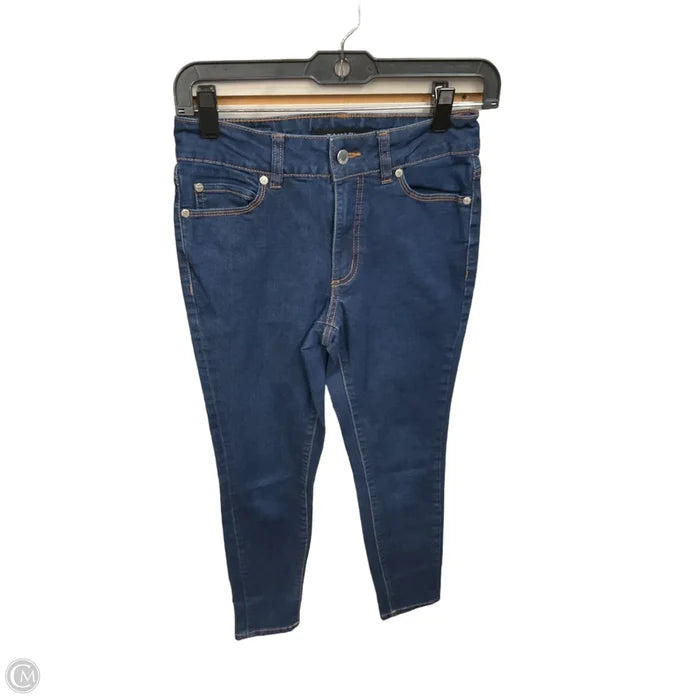 Jeans Skinny By Tahari In Blue Denim, Size: 6
