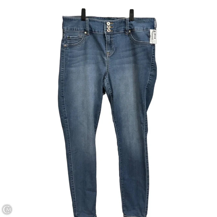 Jeans Skinny By Torrid In Blue Denim, Size: 16