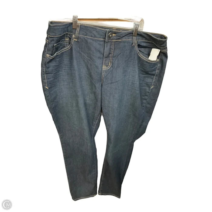 Jeans Skinny By Torrid In Blue Denim, Size: 18
