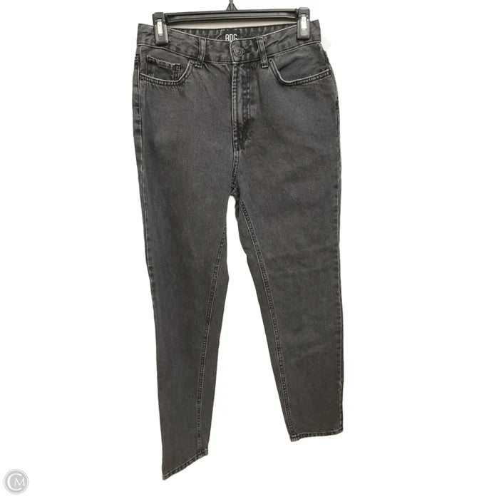 Jeans Straight By Bdg In Black Denim, Size: 4