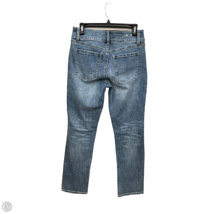Jeans Straight By Cabi In Blue Denim, Size: 6