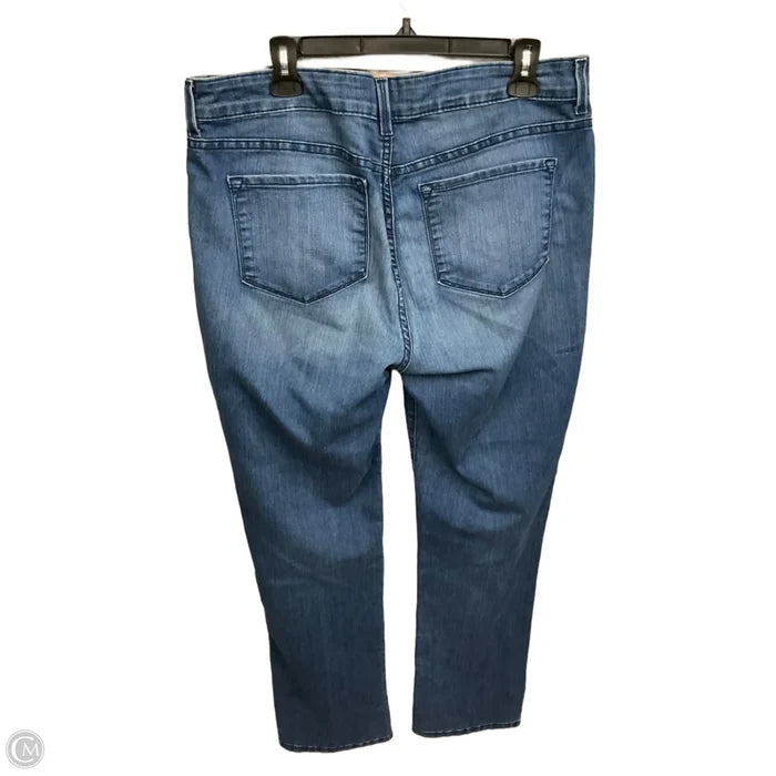 Jeans Straight By Clothes Mentor In Blue Denim, Size: 12