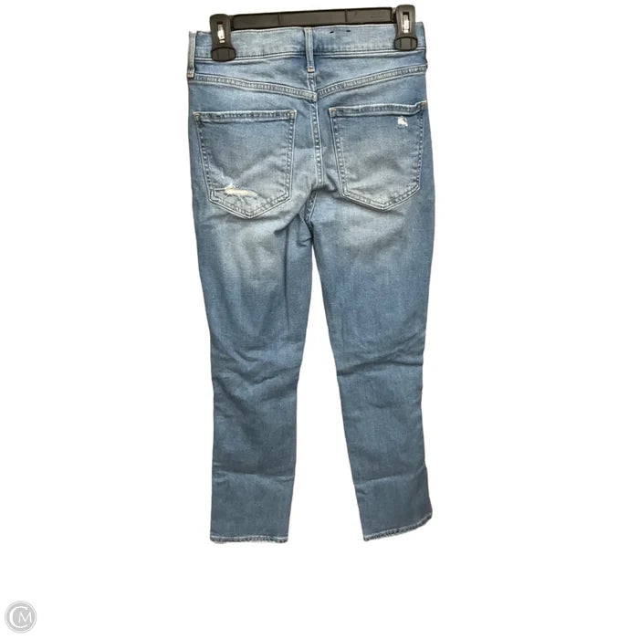 Jeans Straight By Gap In Blue Denim, Size: 4
