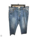 Jeans Straight By H&m In Blue Denim, Size: 14
