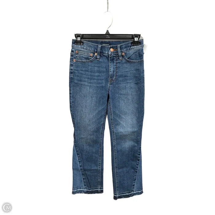 Jeans Straight By J. Crew In Blue Denim, Size: 2