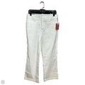 Jeans Straight By Jm Collections In White, Size: 8p