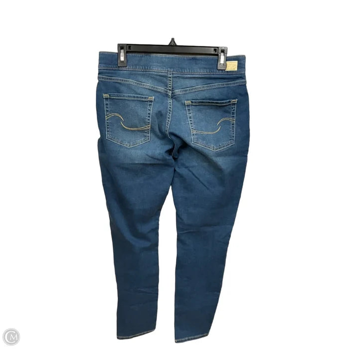 Jeans Straight By Levis In Blue Denim, Size: 12