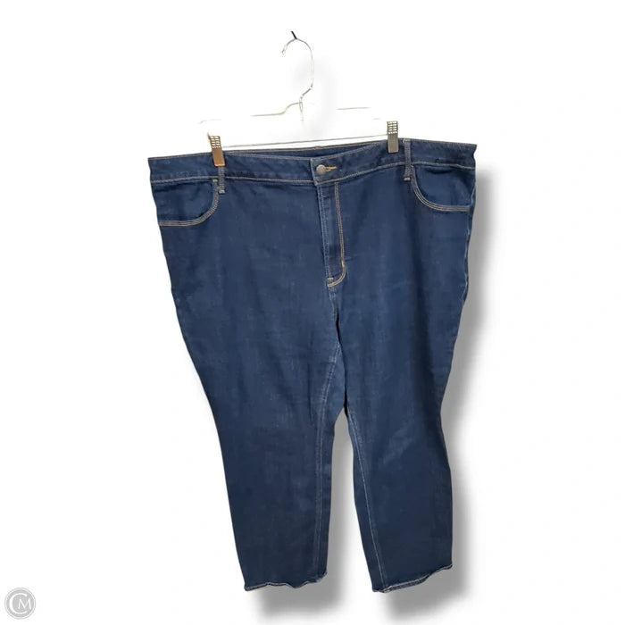Jeans Straight By Old Navy In Blue Denim, Size: 24