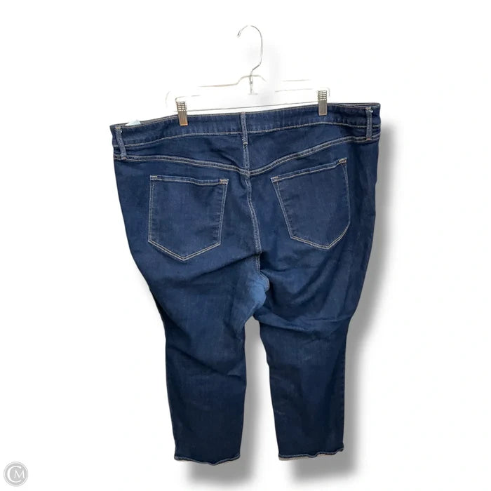 Jeans Straight By Old Navy In Blue Denim, Size: 24