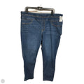 Jeans Straight By Relativity In Blue Denim, Size: 18