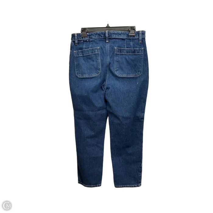 Jeans Straight By Talbots In Blue Denim, Size: 10
