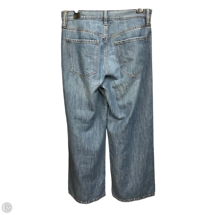 Jeans Wide Leg By Banana Republic In Blue Denim, Size: 6