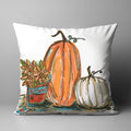 Jennieâ 2 Pumpkins Pot Pillow
