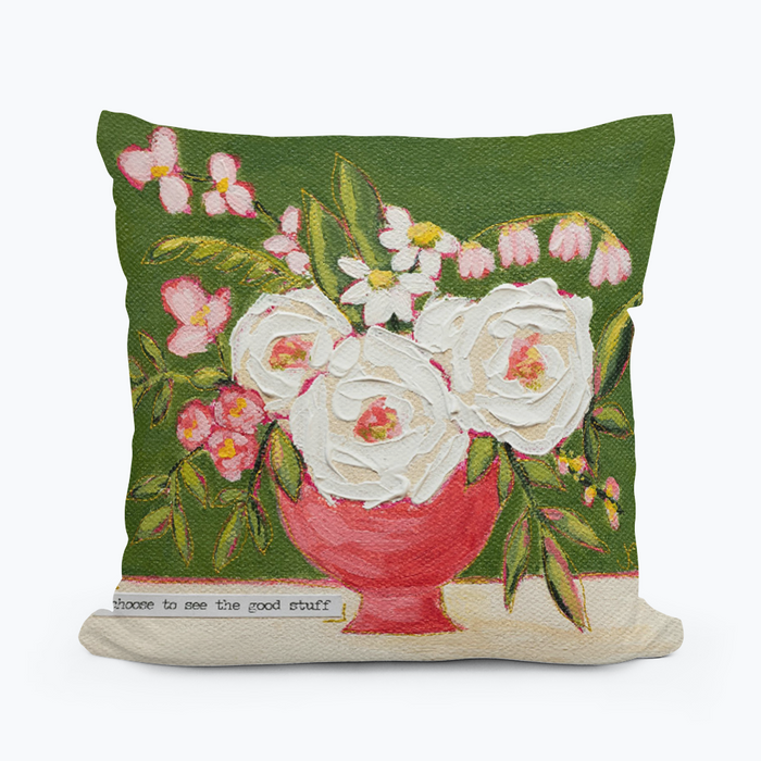 Jennifer's Choose to See the Good Stuff Pillow
