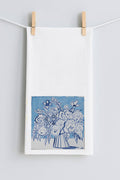 Jennifer's Shades of Blue Tea Towel