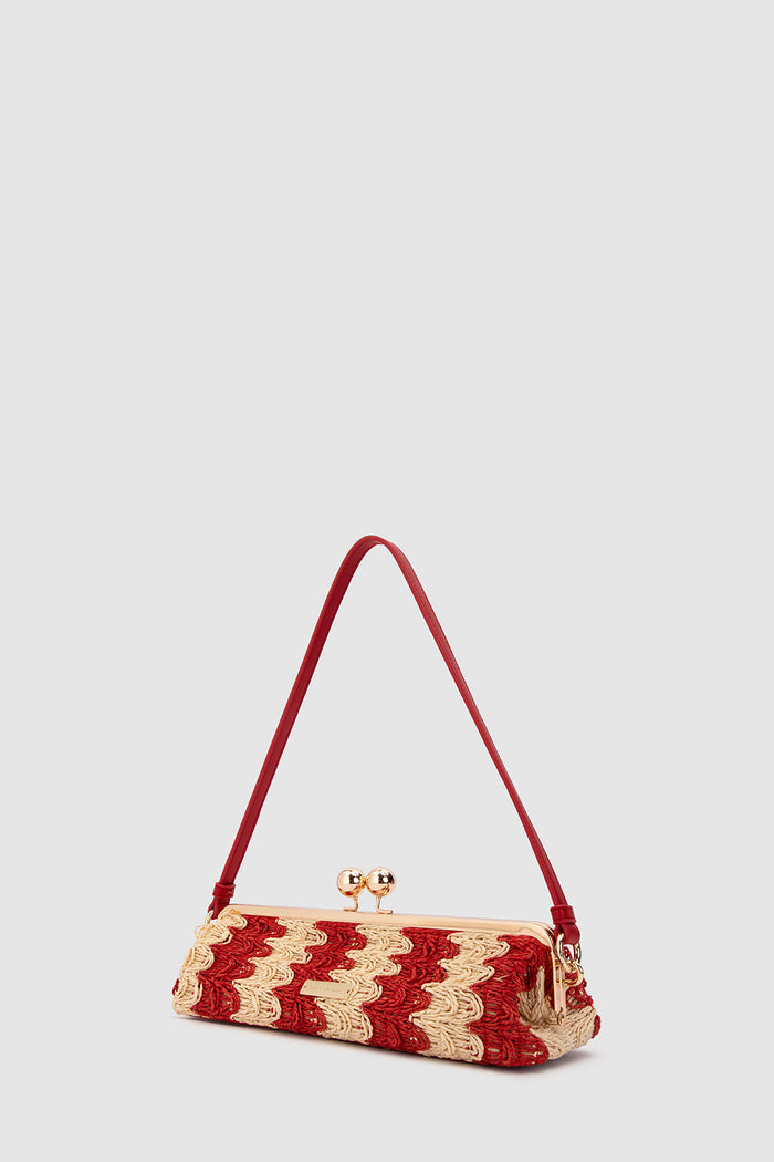 Kai Shoulder Bag - Rojo Stripe