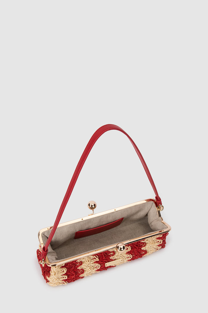 Kai Shoulder Bag - Rojo Stripe